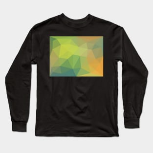 Green Triangles Long Sleeve T-Shirt